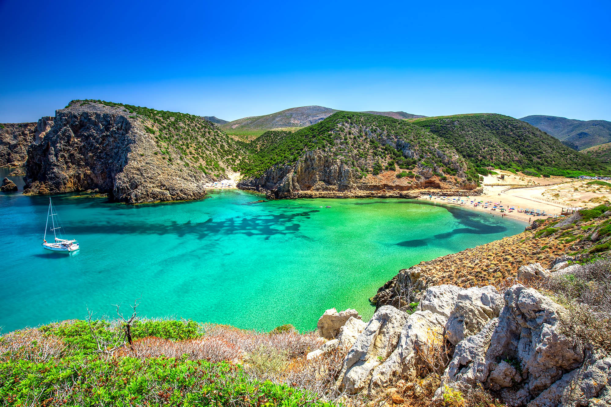 Cala Domestica, Sardaigne Italie